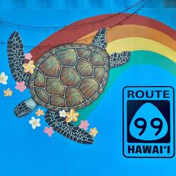 Wir sind auf der anderen Seite der Welt – hier steht alles auf dem Kopf, sogar die Route 66.