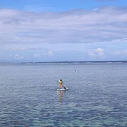 Me trying to stand up paddle board