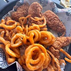 Chicken Tender with Curly Fries