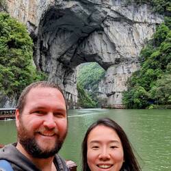 Pretty impressive hole in the rock
