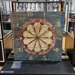 Rustic Wooden Judging Machine c 1930-1940