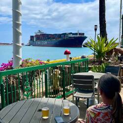 Hautnah dran hier am Hafen