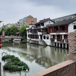 Qibao - ancient water town.