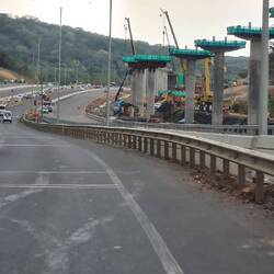 Anfahrt auf Panama City ... eine riesige Baustelle