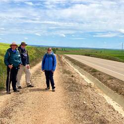 Along the final stretch