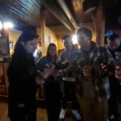 1ere soirée à Bled avec les gens de l'Auberge ❤️