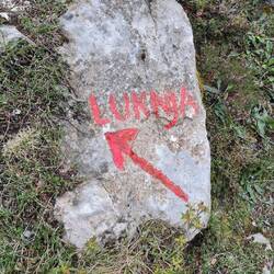 Direction le col Luknja