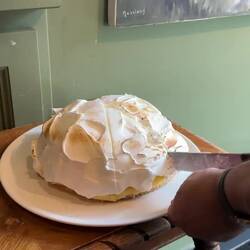 Lemon meringue pie.