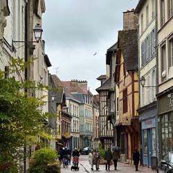 Pretty streets of Troyes