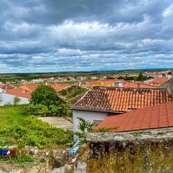 Looking down at Almeida from the castle ruins
