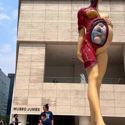 Outside the Jumex Museum