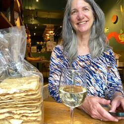 That is the same glass of wine - we shared