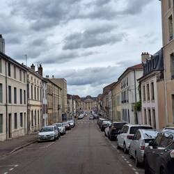 Blick zum Château Stanislas