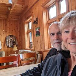 The farmhouse cafe where we got the moss soup was rustic & cute...
