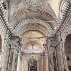 The church in San Leonardo