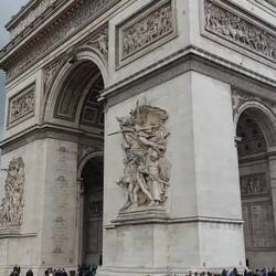 The Arc de Triomphe