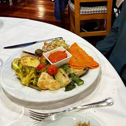 The amazing plate of vegetables