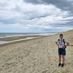 Miles of fine sand on the bay of biscay