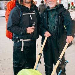 Lee and his Uncle Paul from England