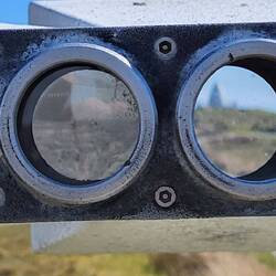 Doppelte Sicht auf die Telegraphen Station