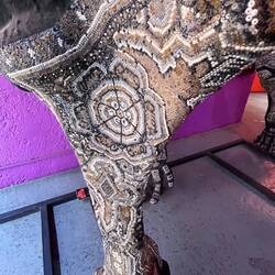 Elephant beadwork detail