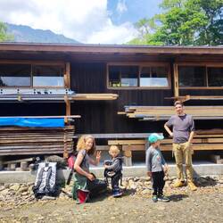 Maxime, carpenter, friend of Marco living at the foot of a beautiful mountain