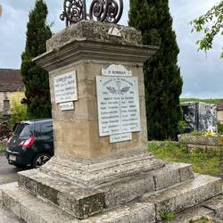 Every village has a war memorial. WW1 deaths always far outnumber WW2's. St Jean de Laur