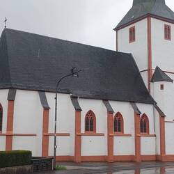Leider war die Kirche in Waxweiler zu