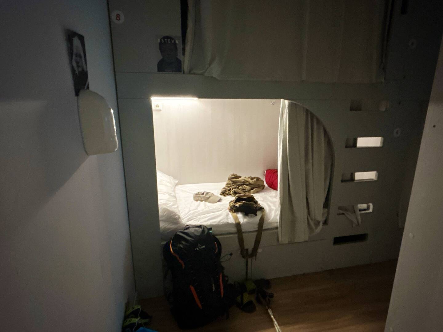My bed for the last 2 nights