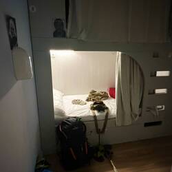 My bed for the last 2 nights