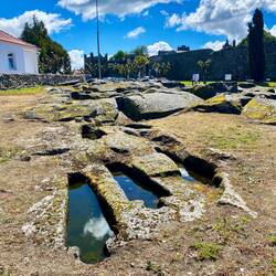 Preserved location of 32 Graves all with their heads facing east