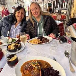 Great lunch and before the antics started after the champagne was drunk