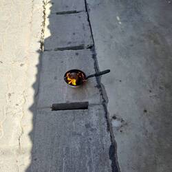 Burning insence on roads