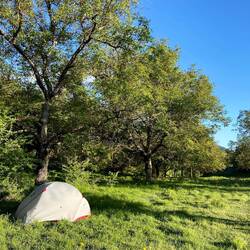 mein heutiger Zeltplatz