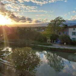 Abendstimmung in Homps