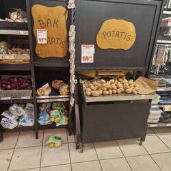Diese "Potatis-maschiene" habe ich in einem Coop gefunden und als witzig empfunden😌
