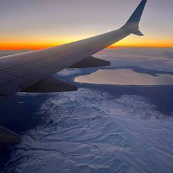 Západ slunce v Patagonii