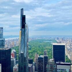 Erste Sonnenstrahlen über den Centralpark.