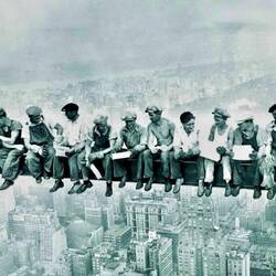 Wusstet ihr, dass das Bild wirklich bei den Bauarbeiten für das Rockefeller Center aufgenommen wurde