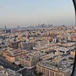 A small portion of a big city in the desert