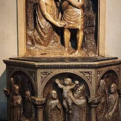 San Brigida in Piacenza. I've seen some incredible baptismal fonts in Italy