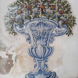 Some very old tiles in the Royal Palace