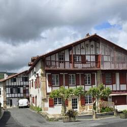 Typical "baserri" basque style house