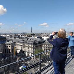View from roof of Galleries Lafayette