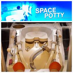 Space Potty der Endeavor