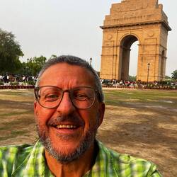 India Gate. Erinnert an die Kolonialzeit der Engländer