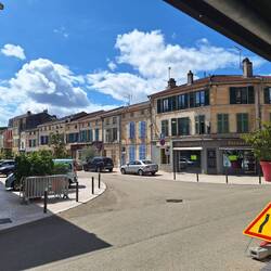 Blick in die Rue de Repos