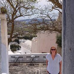 A view halfway up the hill