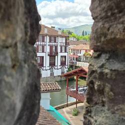 View from one of the many arrowslits