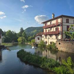 Lovely views of the river and mountains